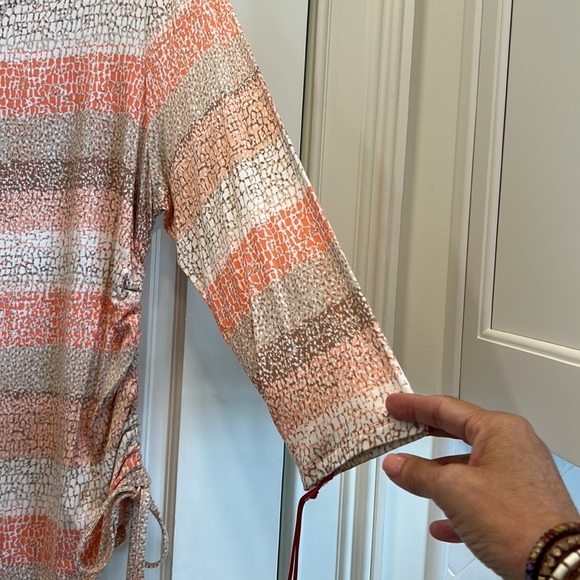 Ruby Rd. “Moroccan Sands” in Peach and Cream and Tan sz.PL NWT - Picture 4 of 11